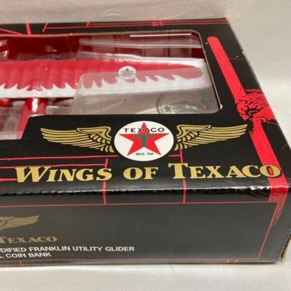 Vintage Wings of Texaco Eaglet Franklin Utility Glider Die-cast Coin Bank 2002 - Picture 8 of 15